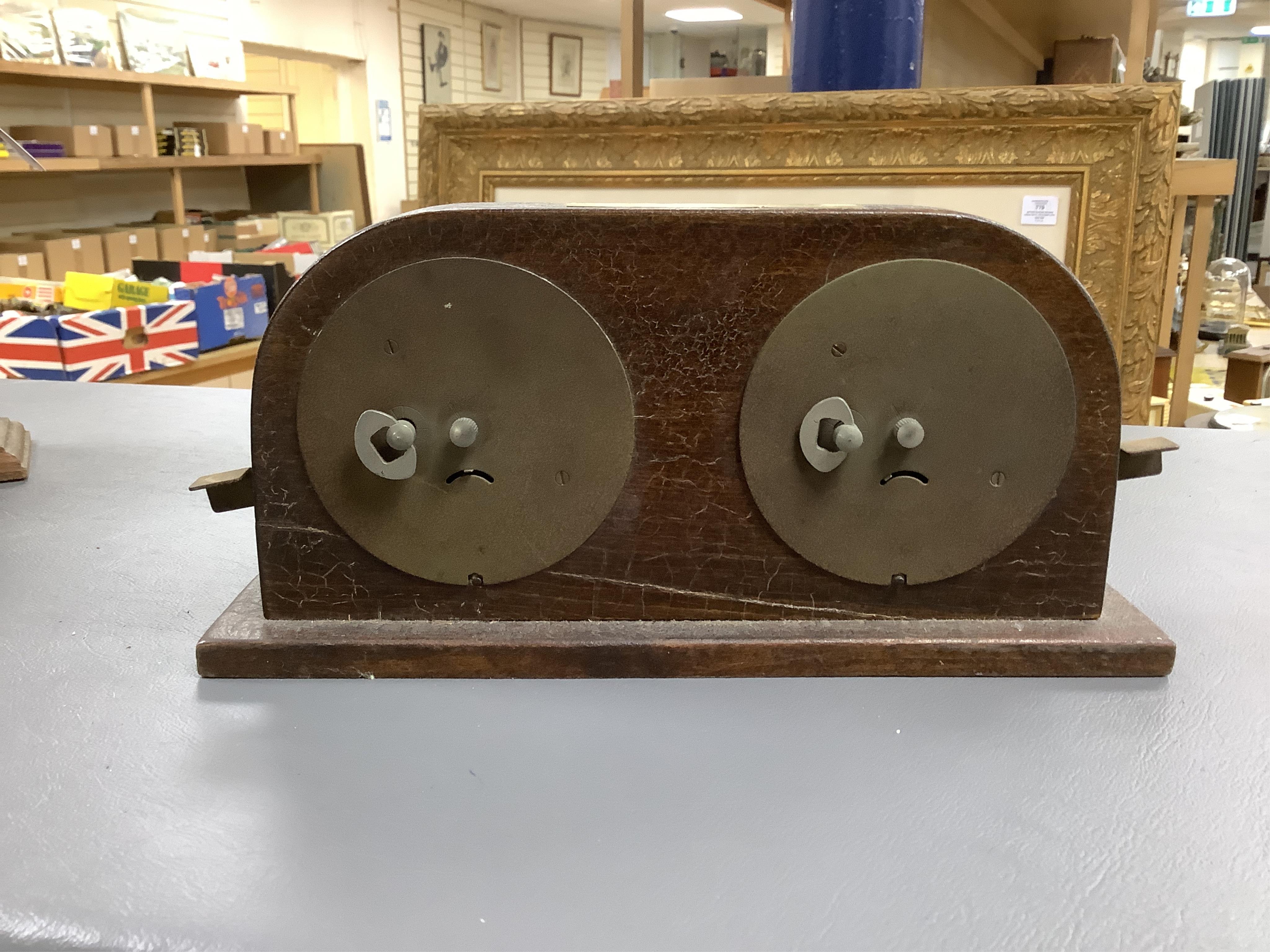 A Fattorini and Sons Ltd Federation chess timer together with an Omicron chess timer. Condition - fair.